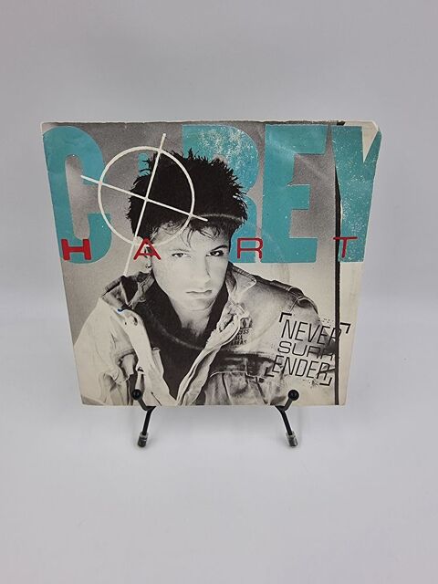 Vinyle 45 tours C Rey Hart : Never Surr Ender avec fourreau 1 Vulbens (74)