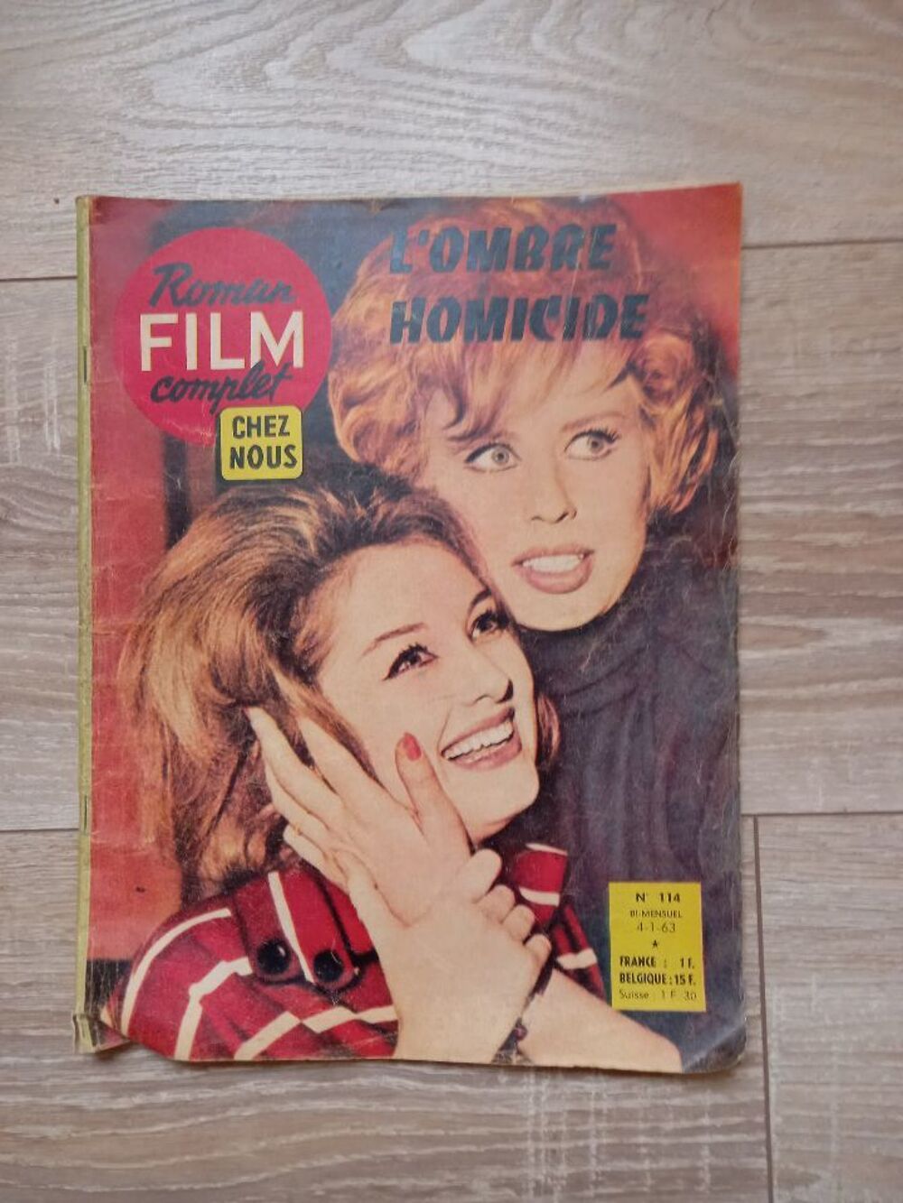 Roman photo -roman film complet chez nous- L'ombre Homicide Livres et BD