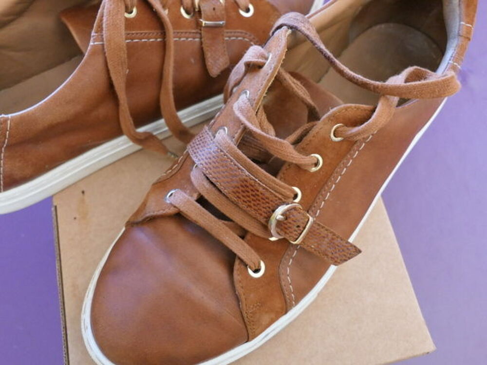Baskets cuir de Luxe BOCAGE Chaussures