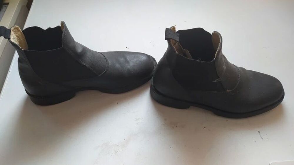 chaussure &eacute;quitation en cuir Chaussures enfants