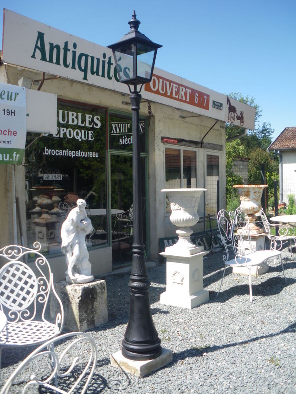 Lampadaire en fonte D�coration