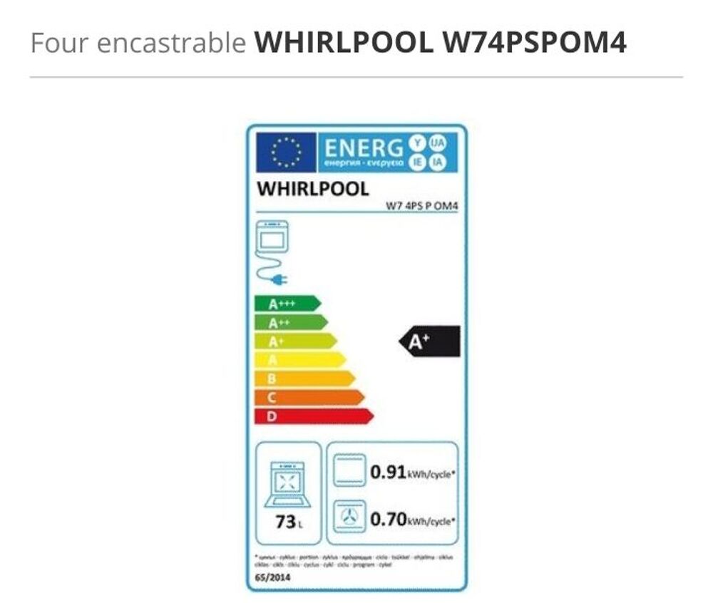 four whirpool Electromnager