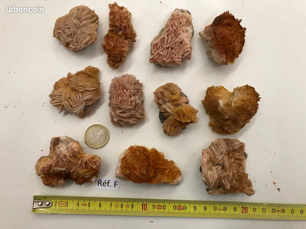 Barytines - lot de min&eacute;raux de collection 