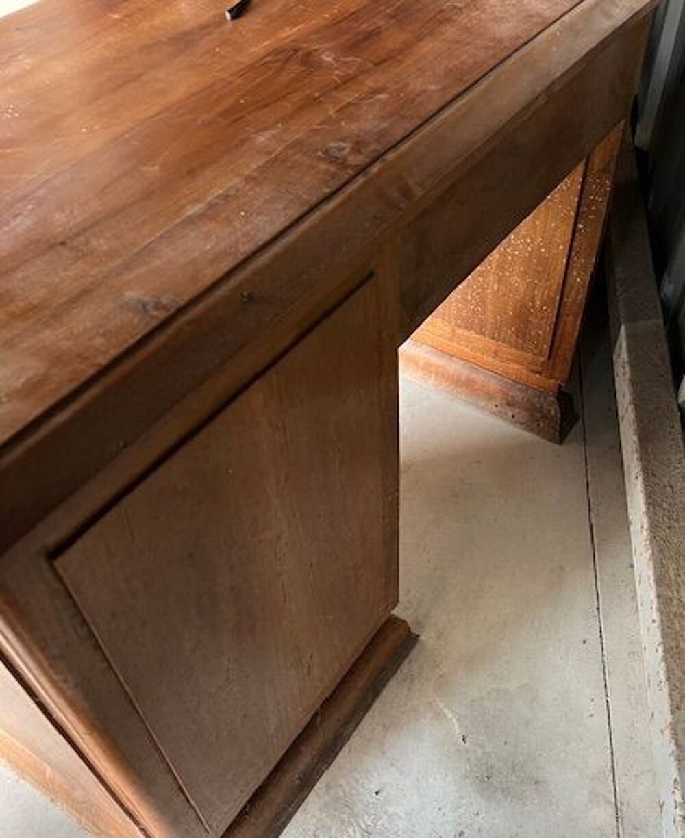 Bureau et 4 fauteuils bridge ann&eacute;es 50. Fauteils garnissage Meubles