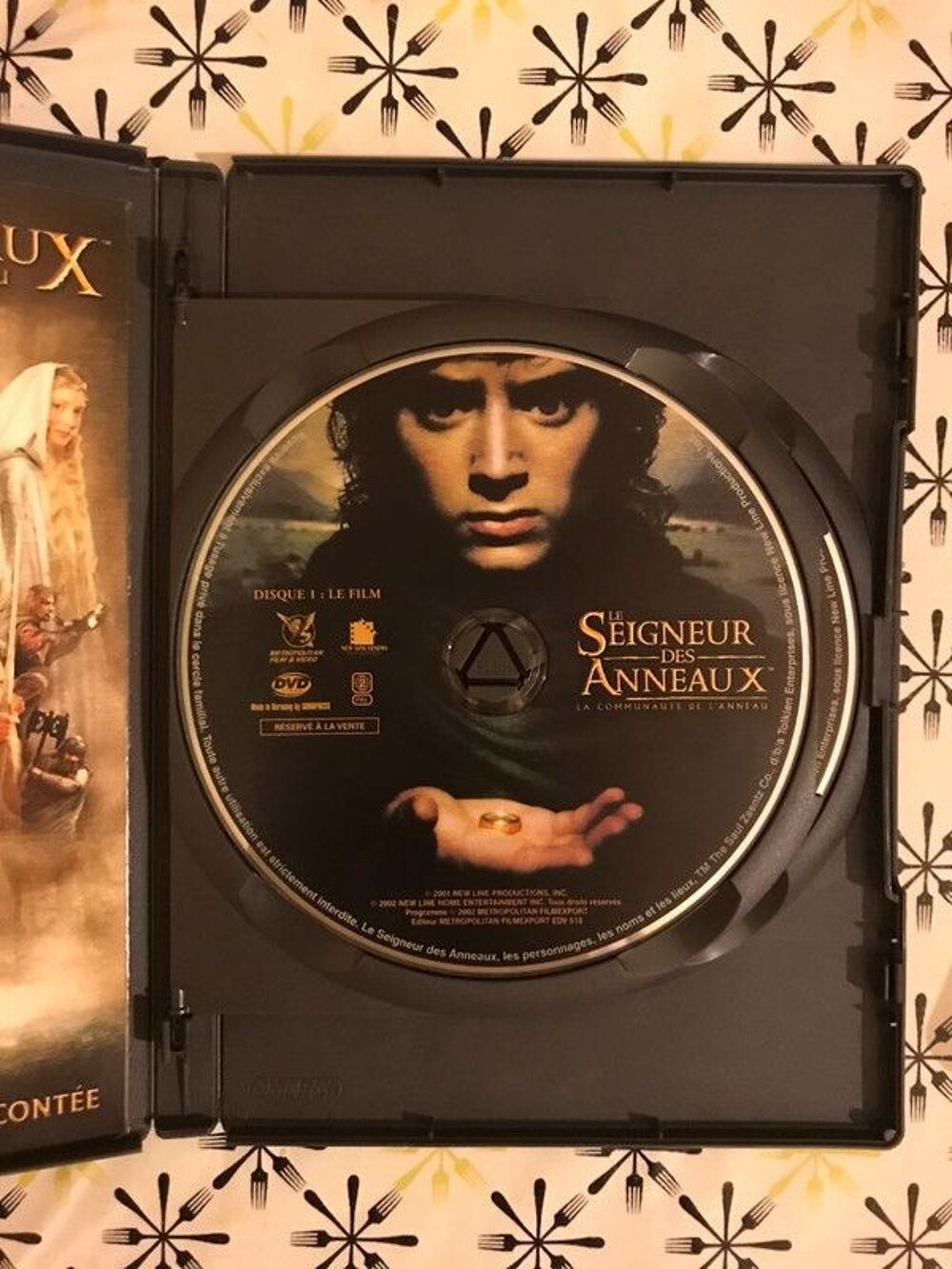 DVD Le seigneur des anneaux: la communaut&eacute; de l'anneau DVD et blu-ray