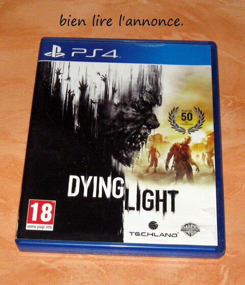 PS4--jeu video--Dyinlight. 10 Wattrelos (59)