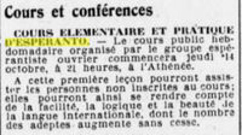   GRATUIT : cours Espéranto à sainte-Hélène et en visio 