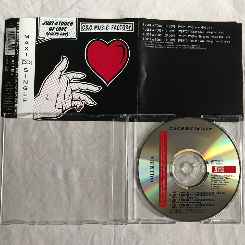 CD C &amp; C Music Factory - Just A Touch Of Love (Everyday) CD et vinyles