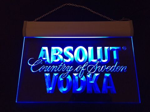 Enseigne lumineuse Absolut Vodka 40 Nancy (54)