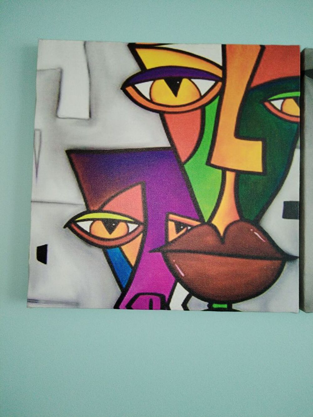 Tableau "Trytique " D�coration