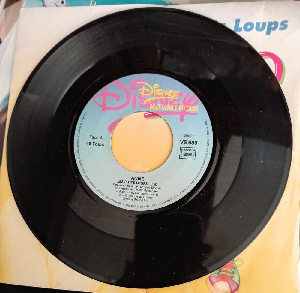 ANNE / 4X DISQUES VYNIL 45 TOURS CD et vinyles