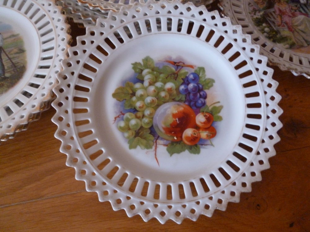 Assiettes en porcelaine Décoration