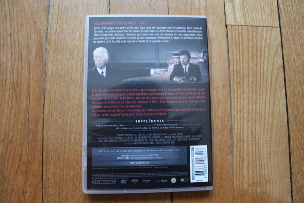 DVD DEUX HOMMES DANS LA VILLE DVD et blu-ray