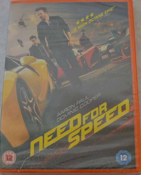 film  Need For Speed  DVD en V.O 2 Bezons (95)