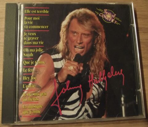 CD collector  Best  Of concert  Johnny  Hallyday 45 Mig (89)