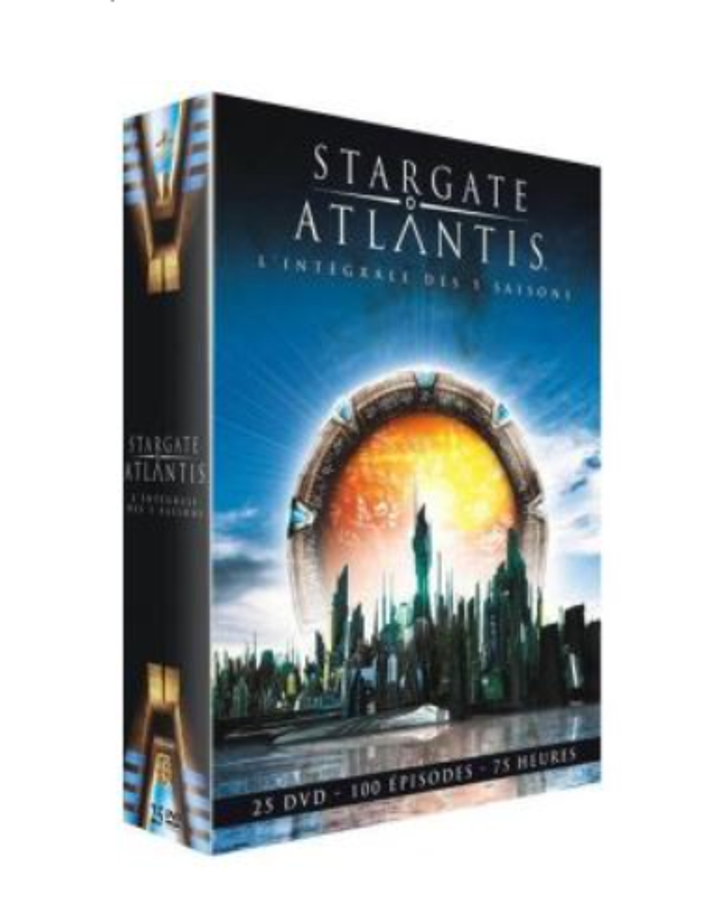 Coffret DVD Stargate Atlantis - Int&eacute;grale Saisons 1 &agrave; 5 DVD et blu-ray