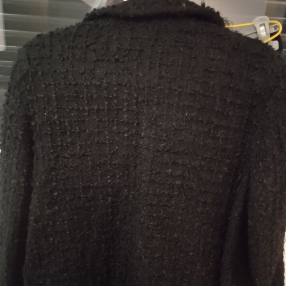Manteau long noir bouclettes T 42/44 plus d'&eacute;tiquette concer Vêtements