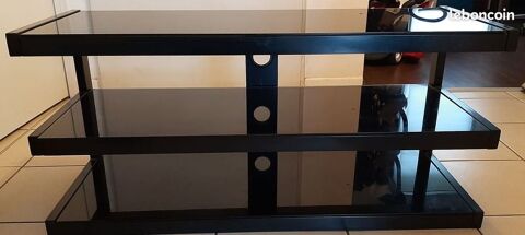 Meuble t�l� noir & vitr� Toulouse (31)