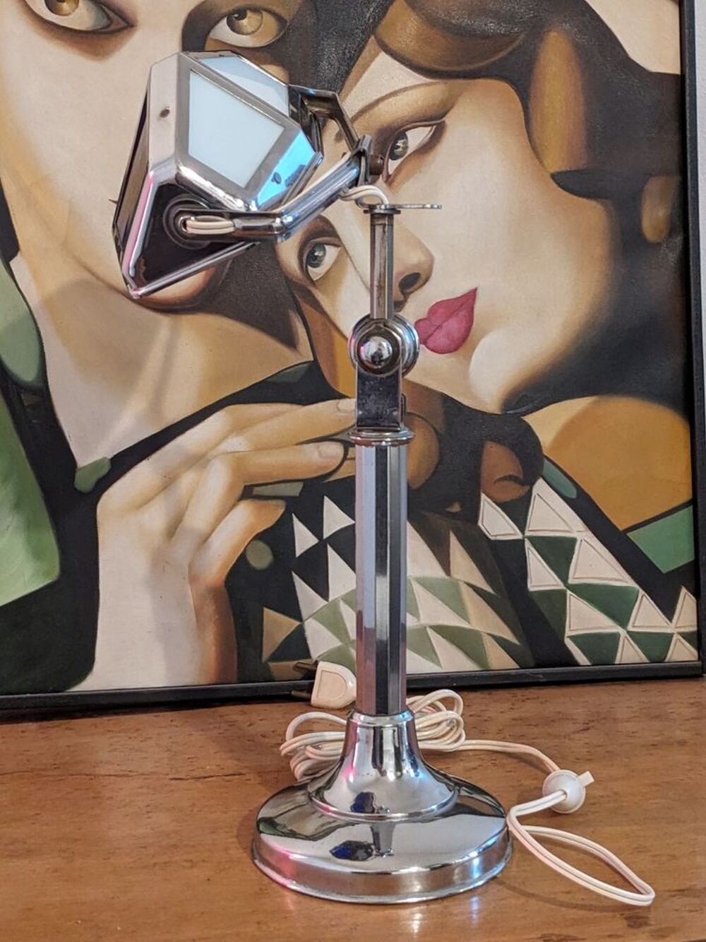 Lampe PIROUETT DE BUREAU art d&eacute;co 1930 en parfait &eacute;tat d'usa Décoration