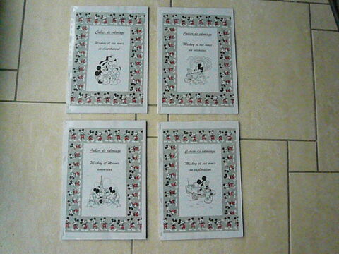 Cahiers de coloriage Mickey 3 Franqueville-Saint-Pierre (76)