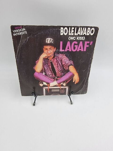 Vinyle 45 tours Lagaf' : Bo le Lavabo (WC Kiss) 2 Vulbens (74)