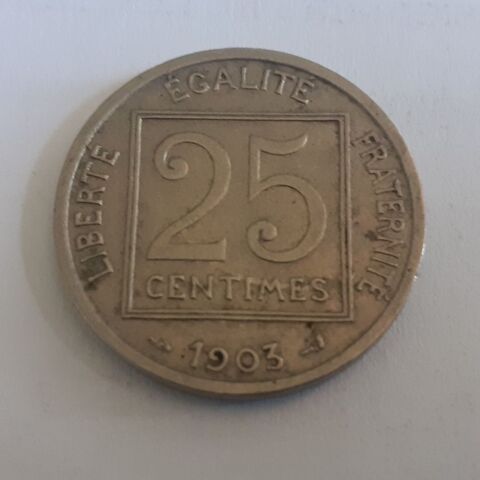 25 centimes 1903 6 Armentires (59)