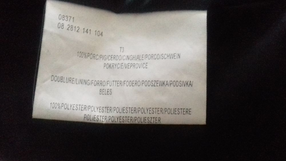 VESTE EN CUIR Vêtements