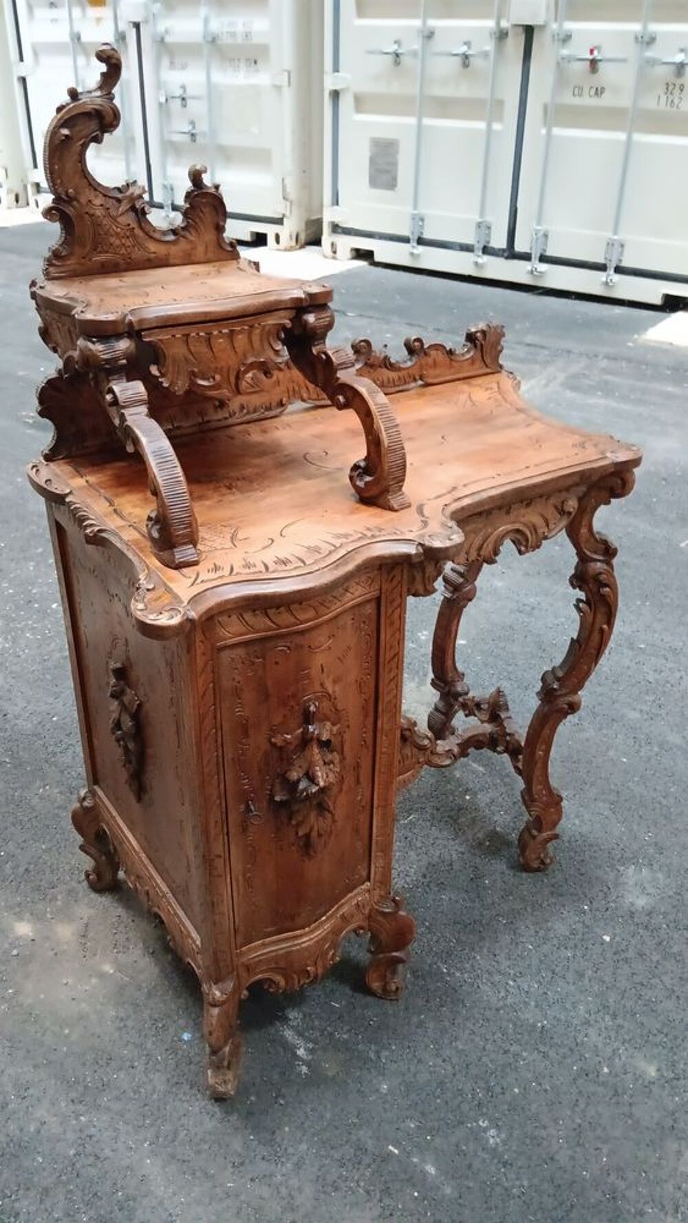 BUREAU ROCAILLE XIX&egrave;me Si&egrave;cle Meubles