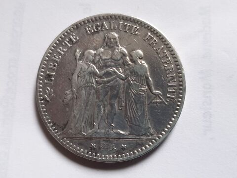 Pi�ce 5 francs Hercule 1876 A  48 Bordeaux (33)