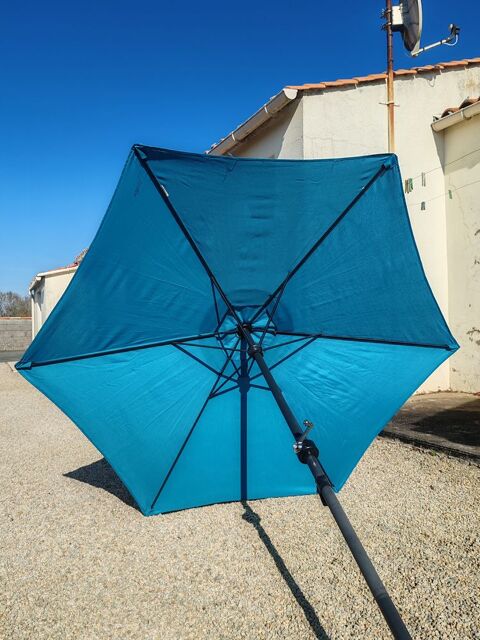 Parasol à ouverture manivelle 11 Le Bernard (85)