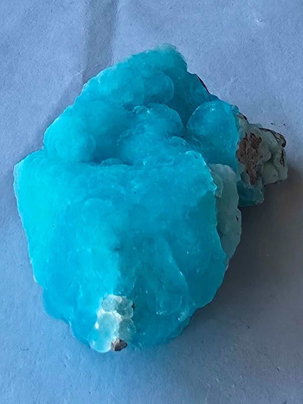 Cristal d'H&eacute;mimorphite Turquoise Brut-Pierre Naturelle 