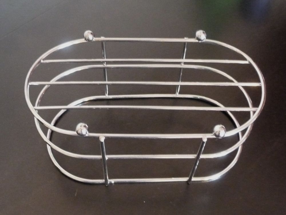 Rangement/ Ustensile de Cuisine Oval en M&eacute;tal Argent&eacute;- Neuf Electroménager