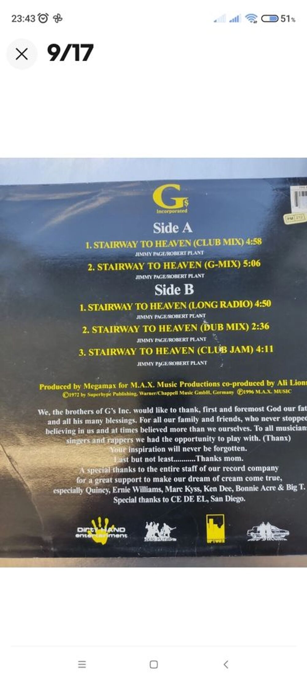 vinyl Rap US CD et vinyles