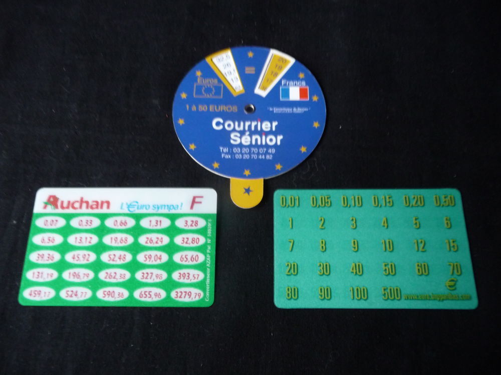 Convertisseurs devise Franc/Euro
