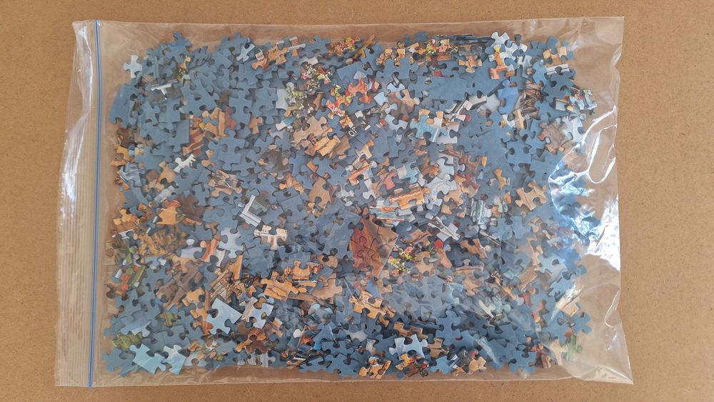 Puzzle 1000 pi&egrave;ces Port de p&ecirc;che Jeux / jouets