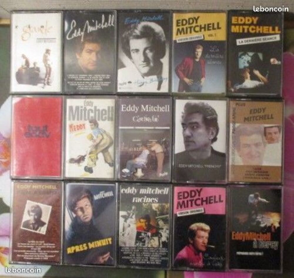Cassettes audio "Eddy Mitchell" CD et vinyles