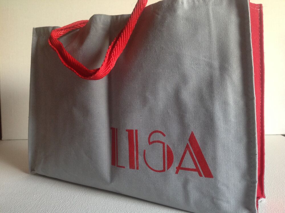 SAC FOURRE-TOUT EN TOILE IMPERM&Eacute;ABLE LISA Envoi Possible
Maroquinerie