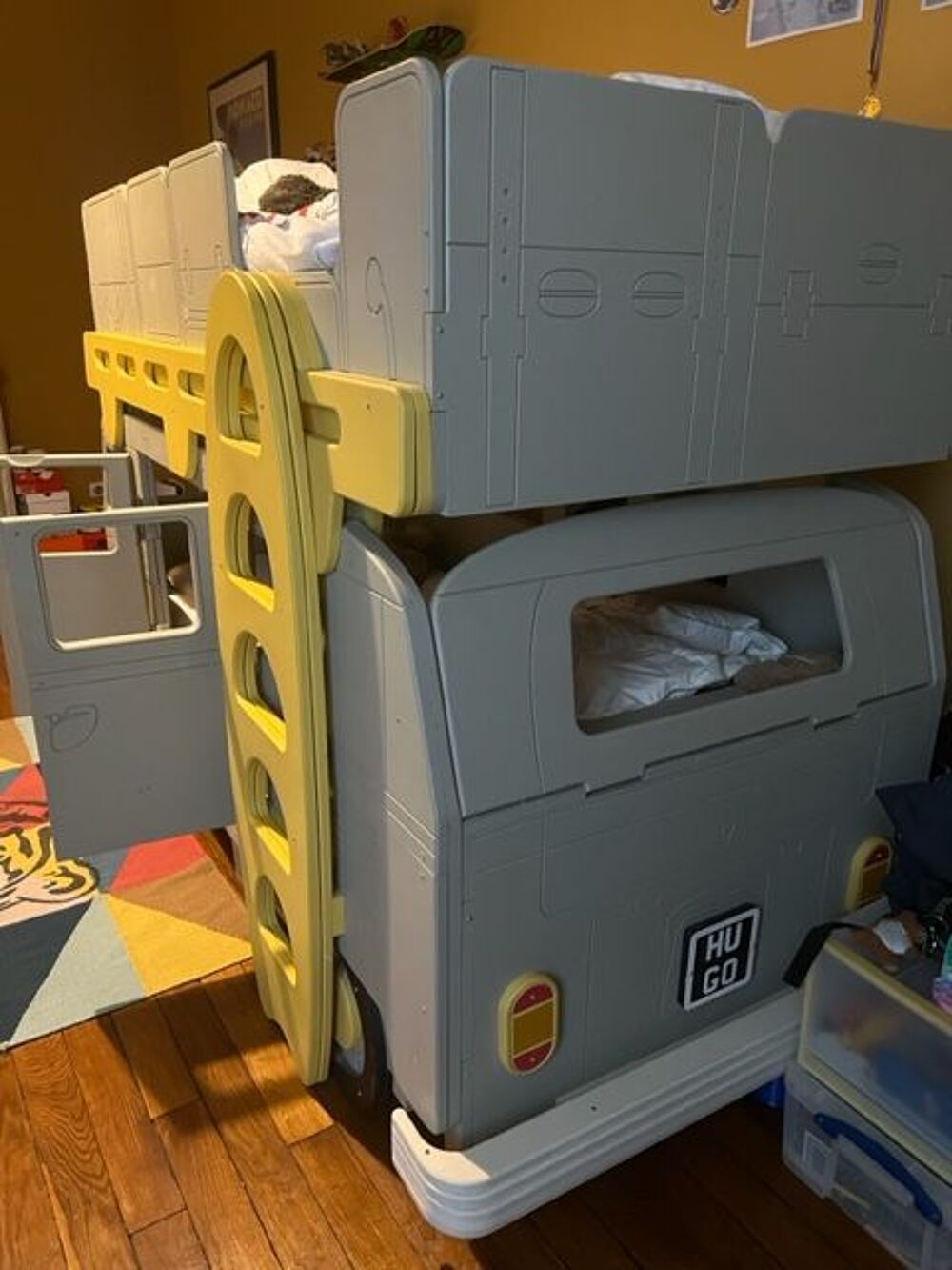 Vendons Lits superpos&eacute;s VW Van Surf Mobilier enfants
