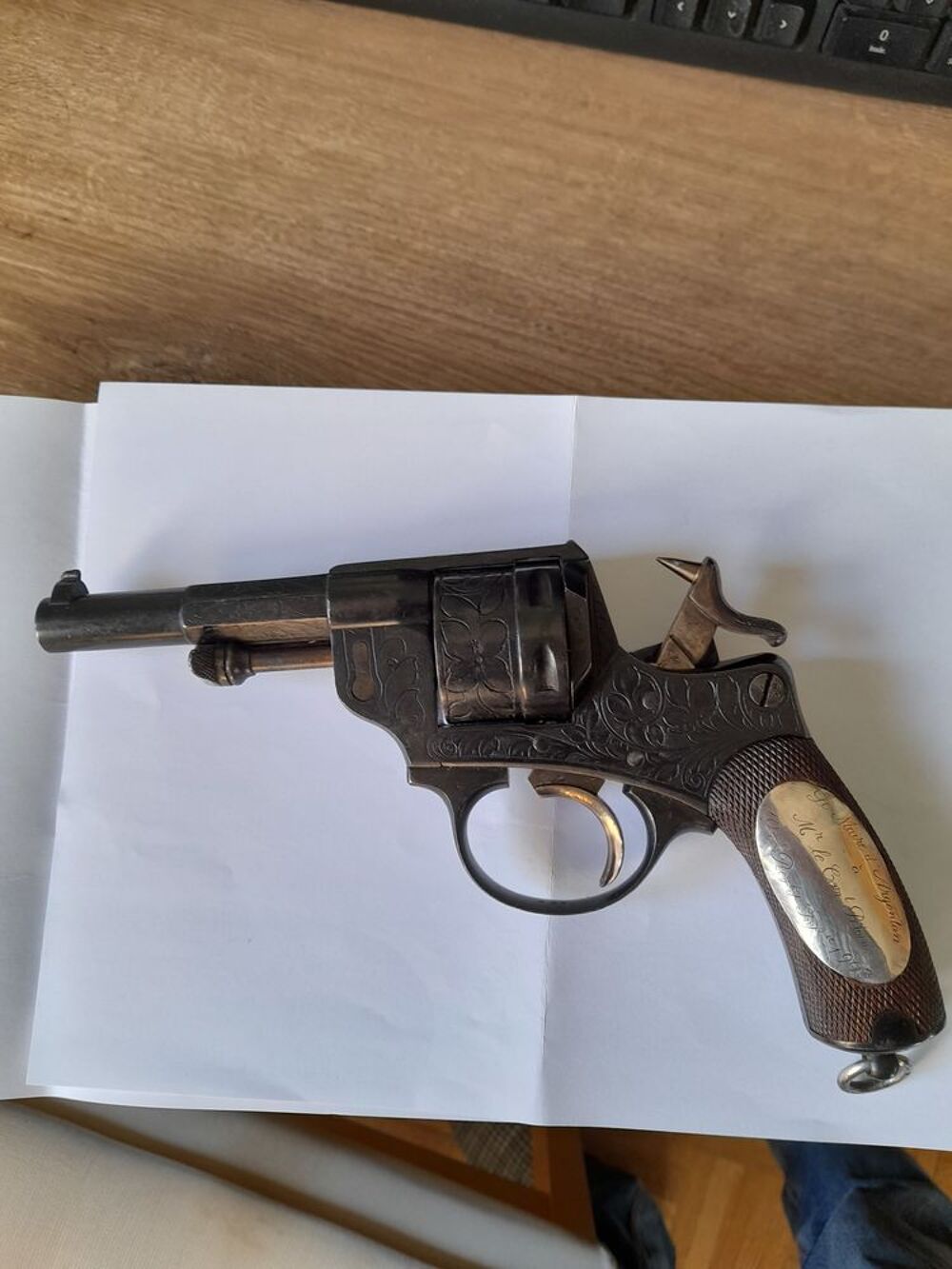 REVOLVER 73 neuf fab. 1881 Cal 11.73 + holster + mun... 