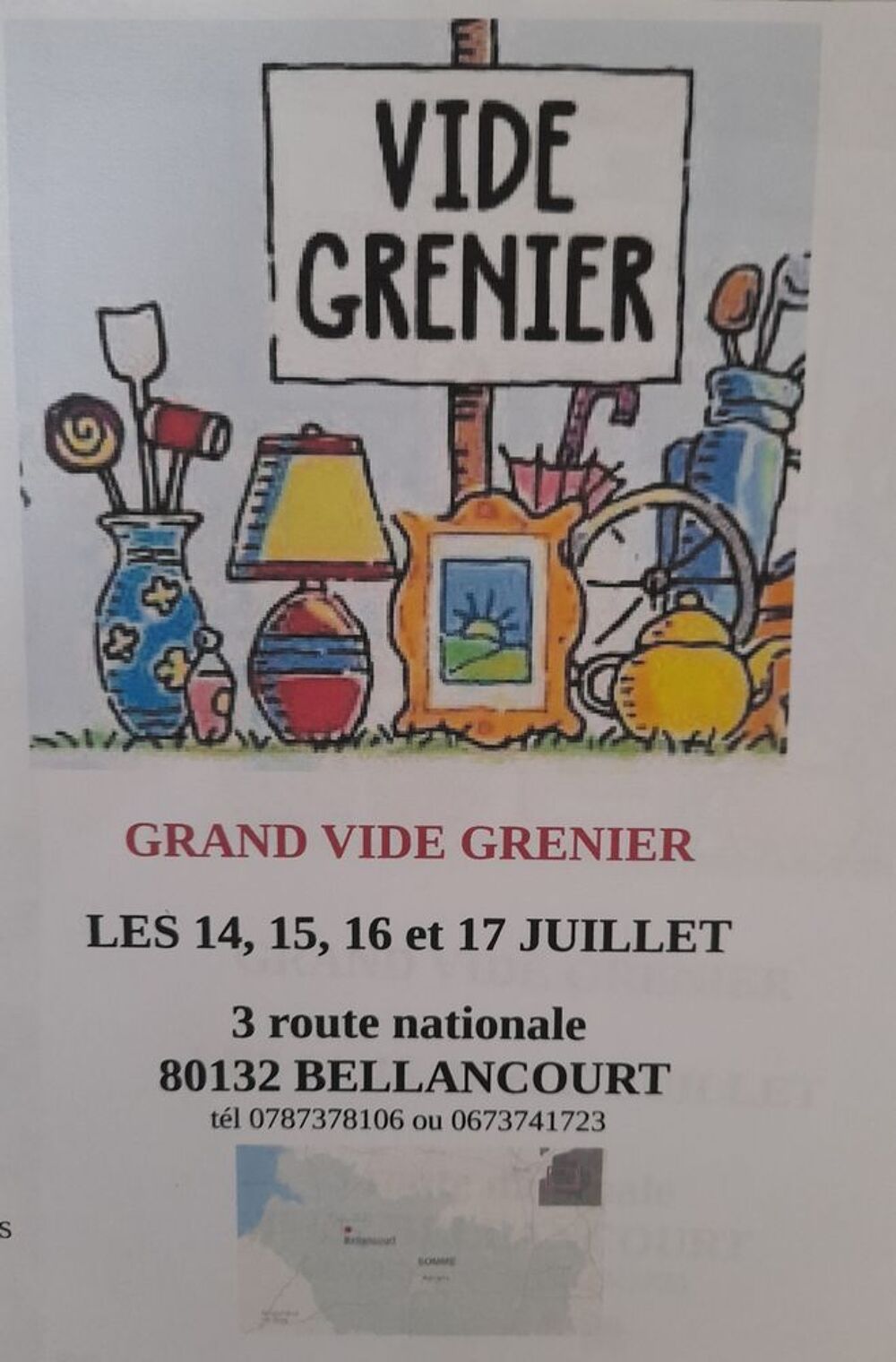Grand vide grenier Meubles