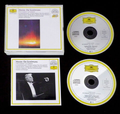 2 CD - HAYDN - La Création - Karajan 5 Ribeauvillé (68)