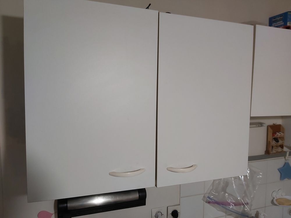 meuble de cuisine haut blanc 2 porte Meubles