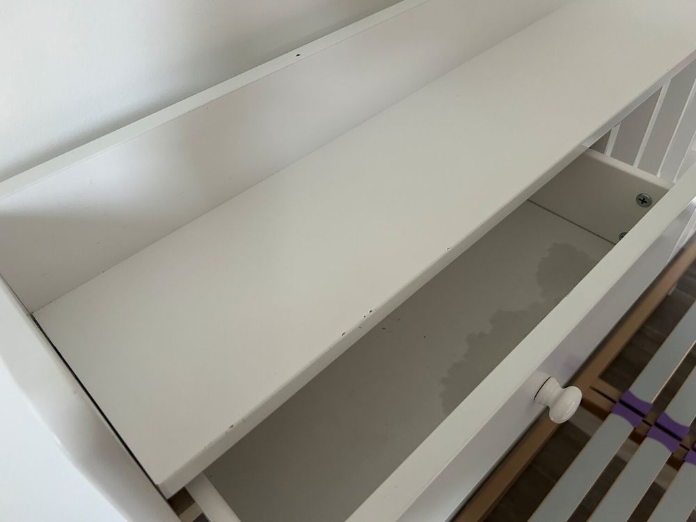 Lit double 140x190 cm avec t&ecirc;te de lit et rangements
Meubles