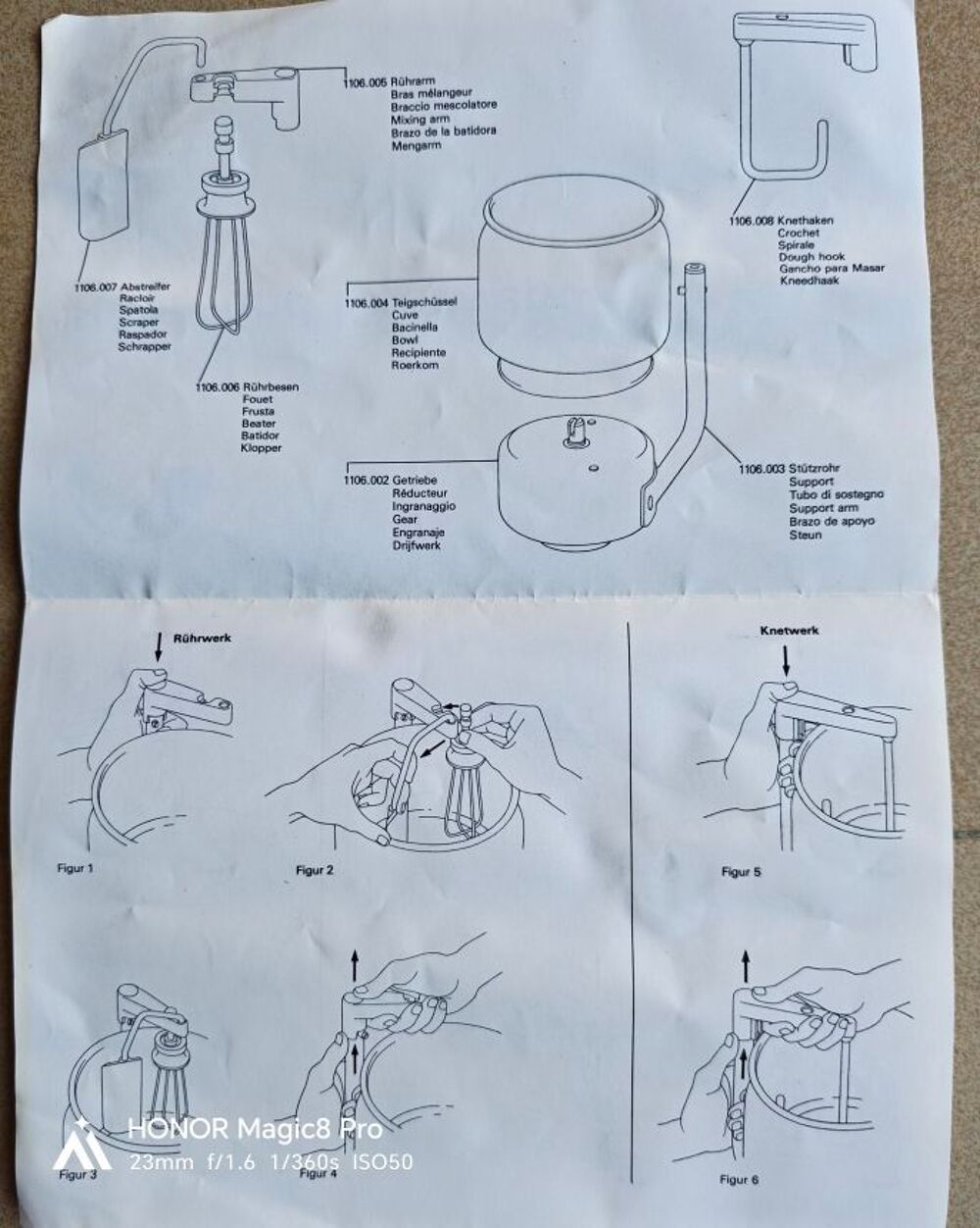 p&eacute;trin malaxeur Rotor Electroménager