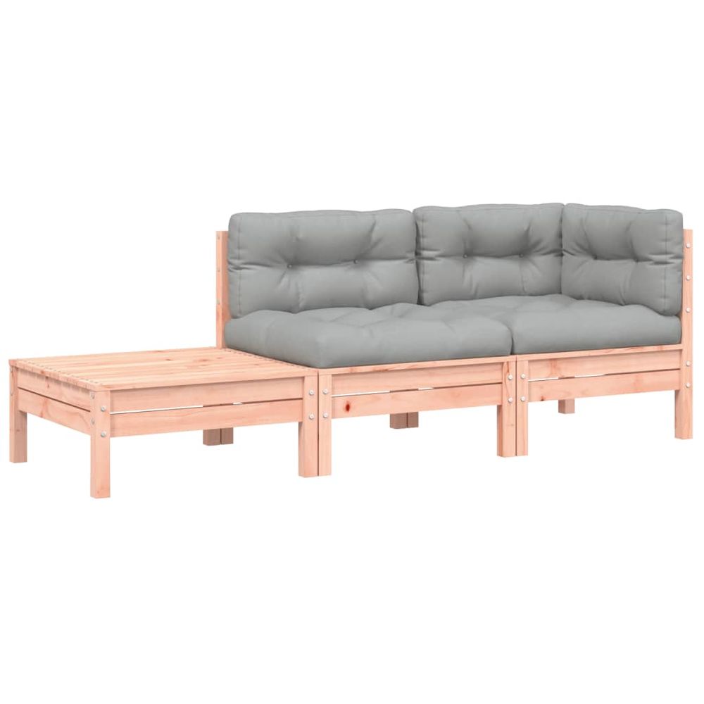 Salon de jardin bois massif douglas - COMME NEUF Jardin