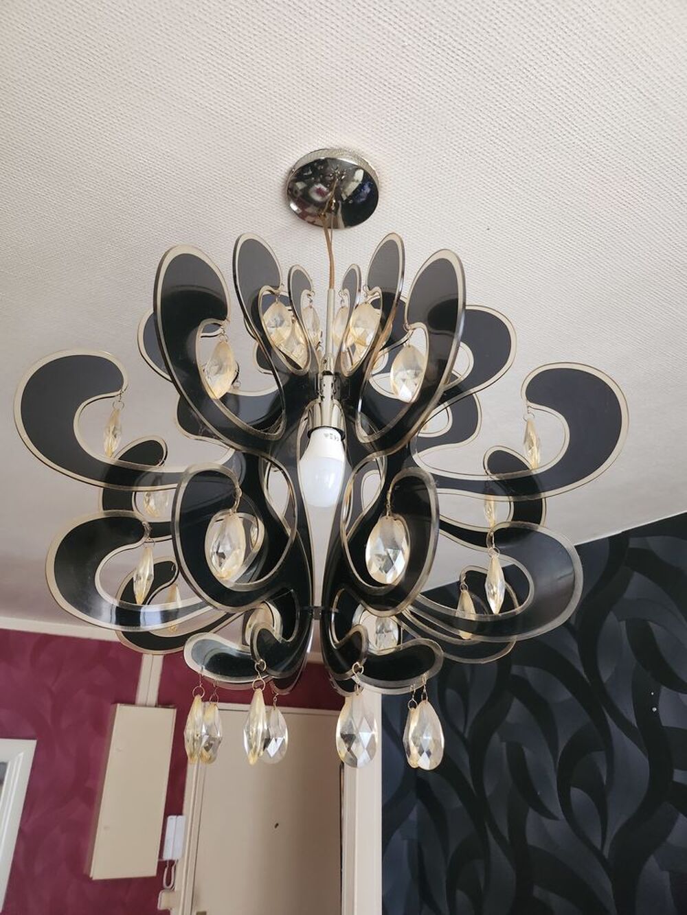 Lustre phantom noir Décoration