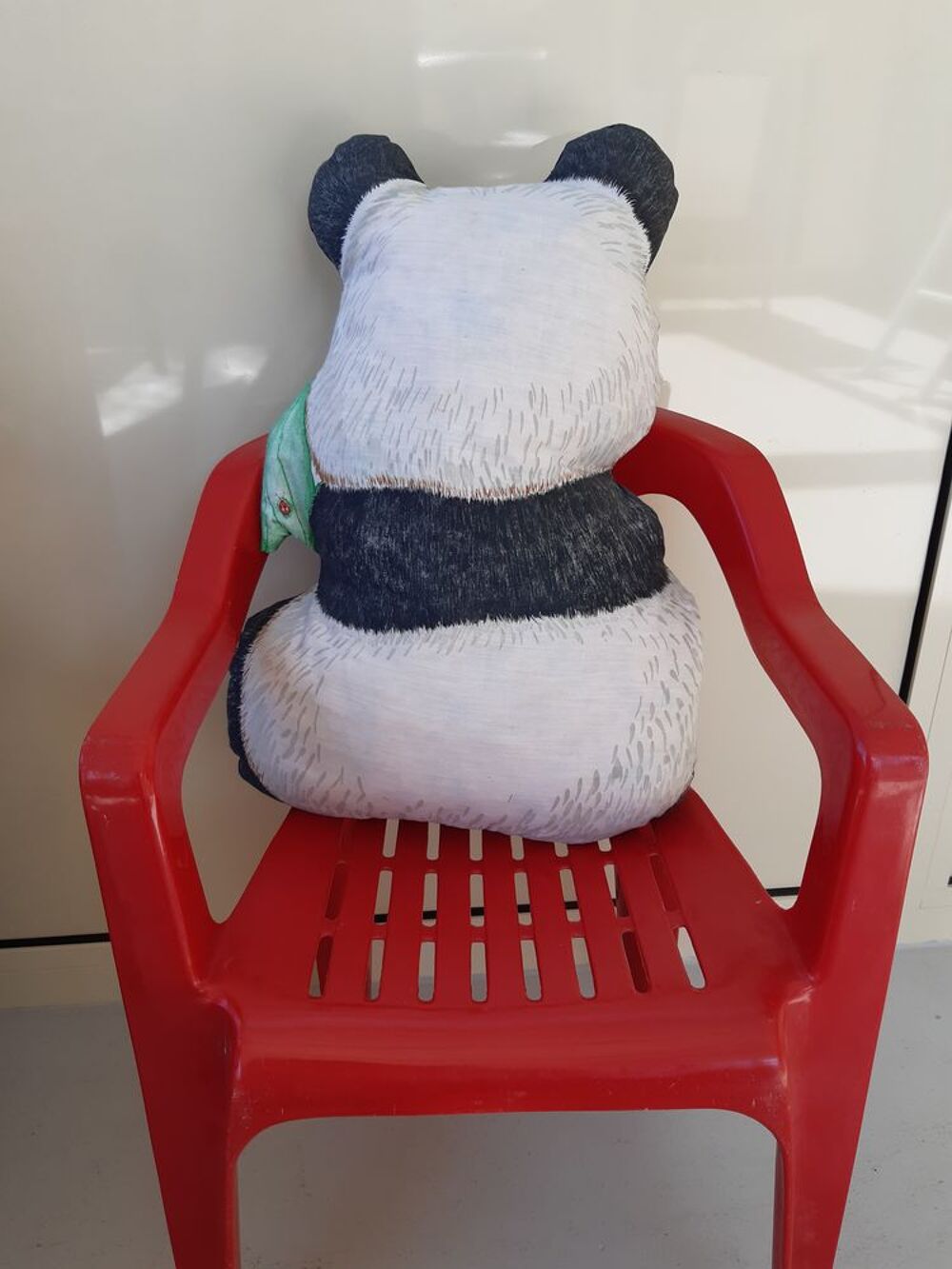 2 Coussins Panda et Ourson. Décoration