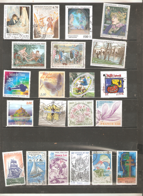 LOT DE 30 TIMBRES FRANCE GRAND FORMAT  3 Neuilly-sur-Marne (93)