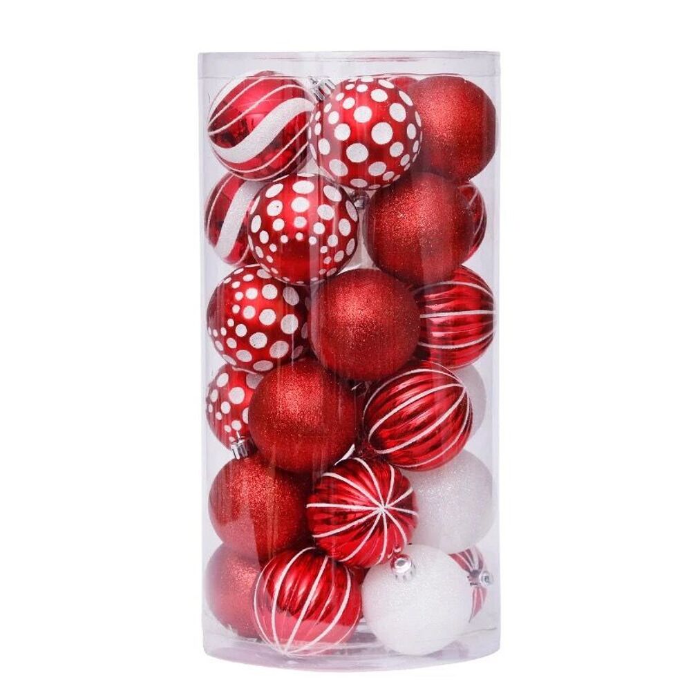 Lot de 8 gros carton de boule de No&euml;l Décoration