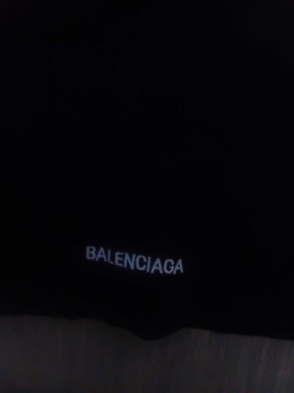 t-shirt noir sans manche Balenciaga Vêtements